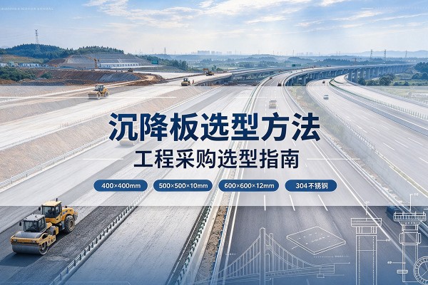 甘肃沉降板选择方法