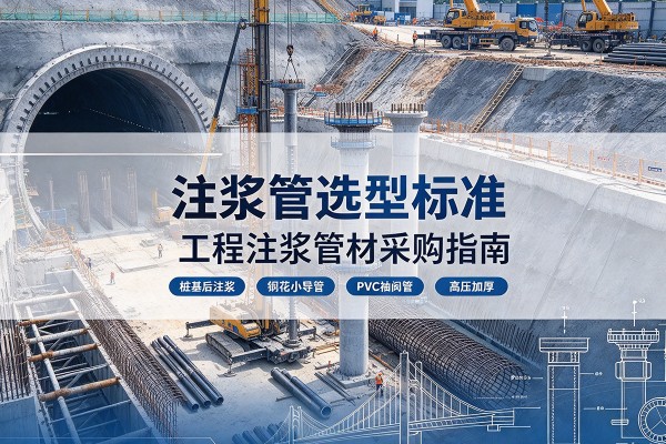 甘肃注浆管选型标准