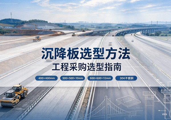 甘肃沉降板选择方法